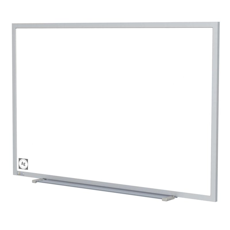 Pemberly Row 2' x 3' Magnetic Hygienic Whiteboard w/ Aluminum Frame in White
