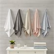 Pemberly Row 6-Piece Modern 100 Percent Cotton Towel Set in Gray