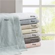 Pemberly Row 6-Piece Modern 100 Percent Cotton Towel Set in Gray
