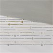 Pemberly Row 3-Piece Modern Cotton Printed Comforter Set w/ Trims in Off White