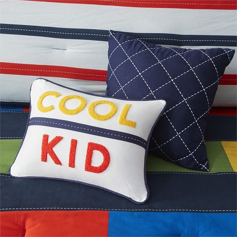 Pemberly Row 5-piece Cotton Printed Comforter Set in Multi-Color
