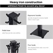 Pemberly Row 5-piece Contemporary Solid Steel Fireplace Tool Set in Black