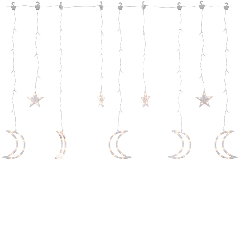 Pemberly Row 138 LED Fairy Plastic Lights with Remote Control Plastic in White