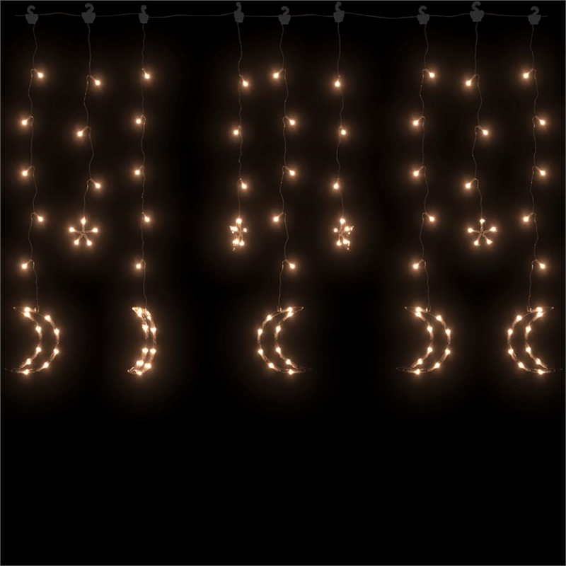 Pemberly Row 138 LED Fairy Plastic Lights with Remote Control Plastic in White
