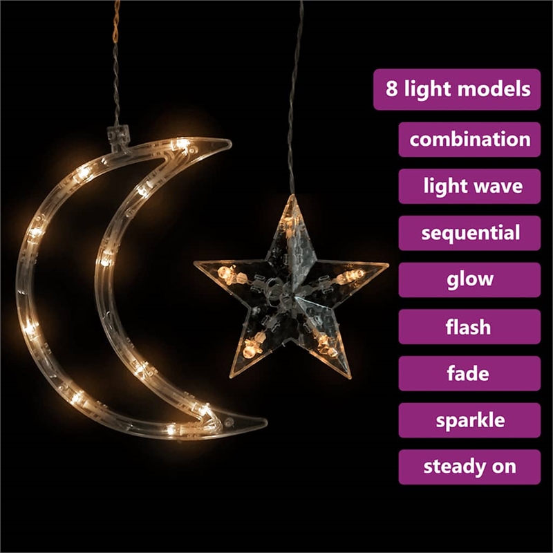 Pemberly Row 138 LED Fairy Plastic Lights with Remote Control Plastic in White