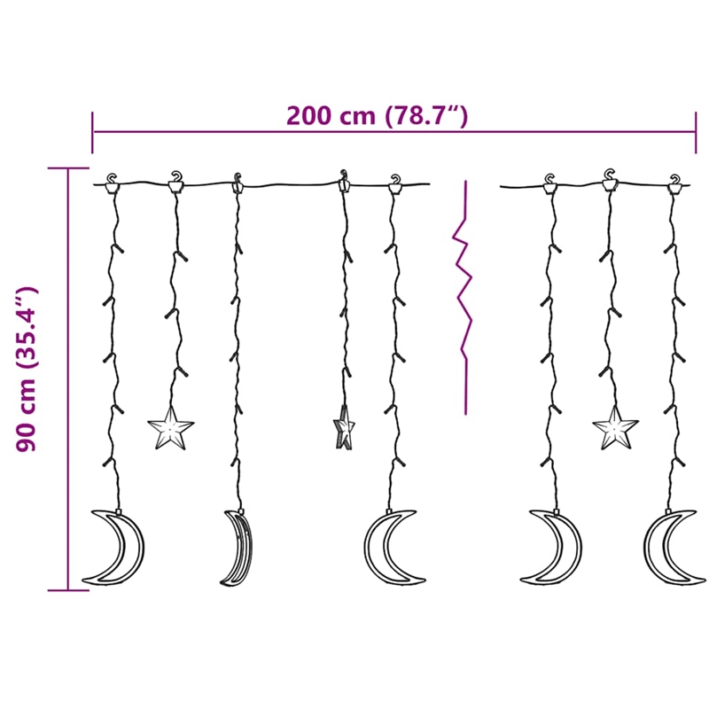 Pemberly Row 138 LED Fairy Plastic Lights with Remote Control Plastic in White