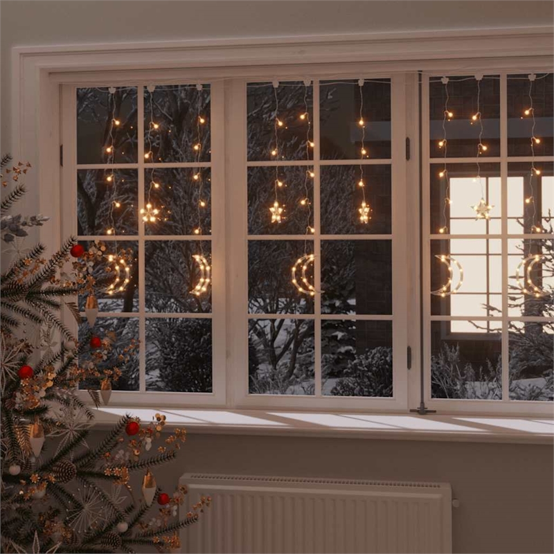 Pemberly Row 138 LED Fairy Plastic Lights with Remote Control Plastic in White