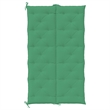 Pemberly Row Hollow fiber Garden Bench Cushion in Green (Set of 2)