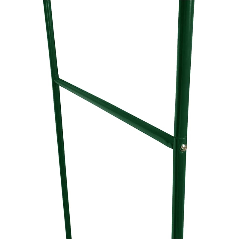 Pemberly Row 2 Pieces Dark Iron Durable Garden Arch in Green