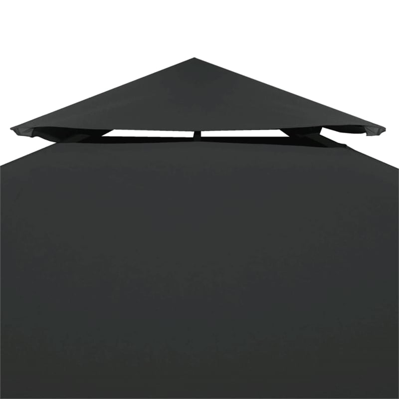 Pemberly Row 10 X 10 Ft Polyester With PVC Coating Gazebo Canopy in Dark Grey