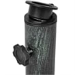 Pemberly Row Standard Cast Iron Umbrella Stand in Black/Green