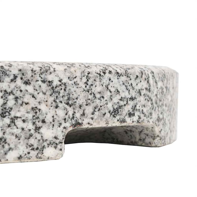 Pemberly Row Medium Heavy Weight Endurance Granite Parasol Base in Grey
