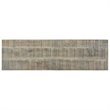 Pemberly Row Rustic Modern 2-Tier Solid Wood Console Table in Reclaimed Gray