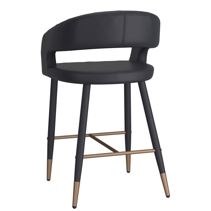 Pemberly Row Faux Leather and Metal 26
