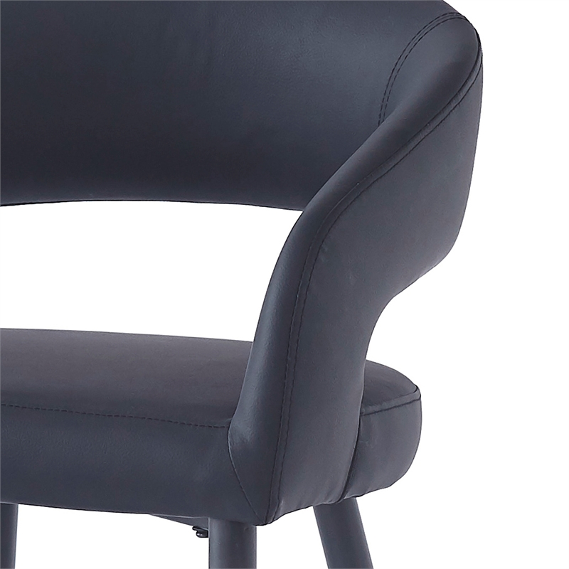 Pemberly Row Faux Leather and Metal 26