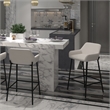 Pemberly Row Modern Fabric and Metal 26