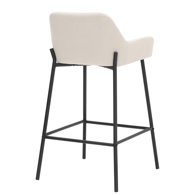 Pemberly Row Modern Fabric and Metal 26