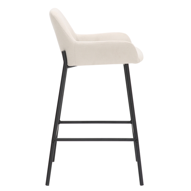 Pemberly Row Modern Fabric and Metal 26