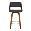 Pemberly Row Faux Leather and Wood 26