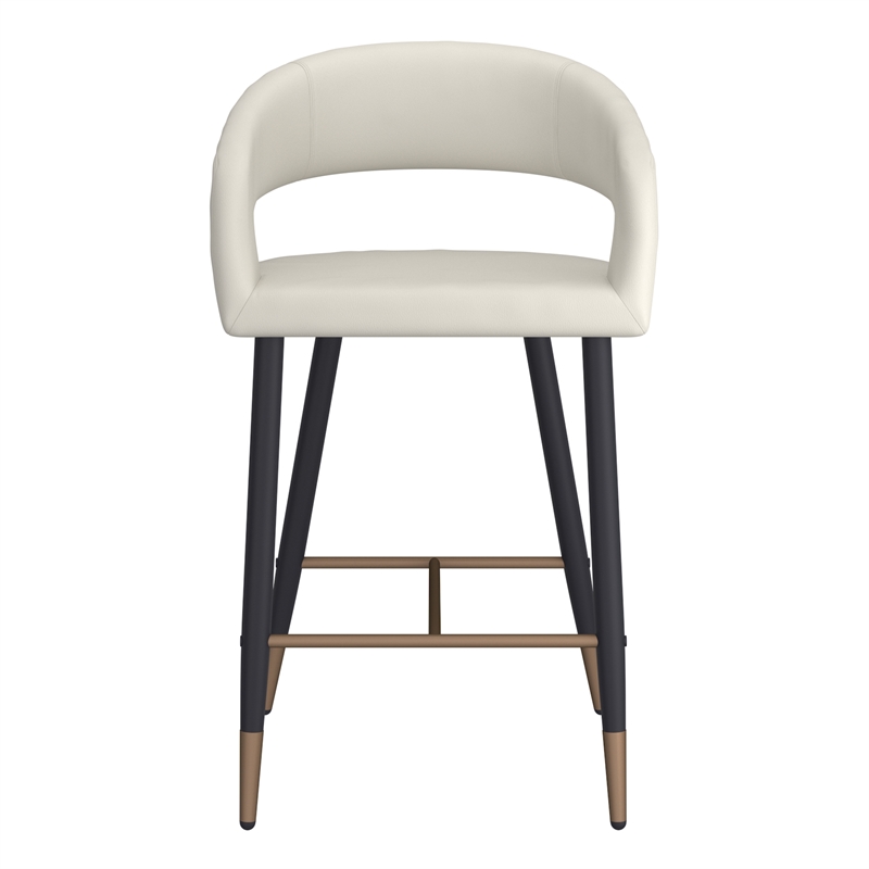 Pemberly Row Faux Leather Metal 26