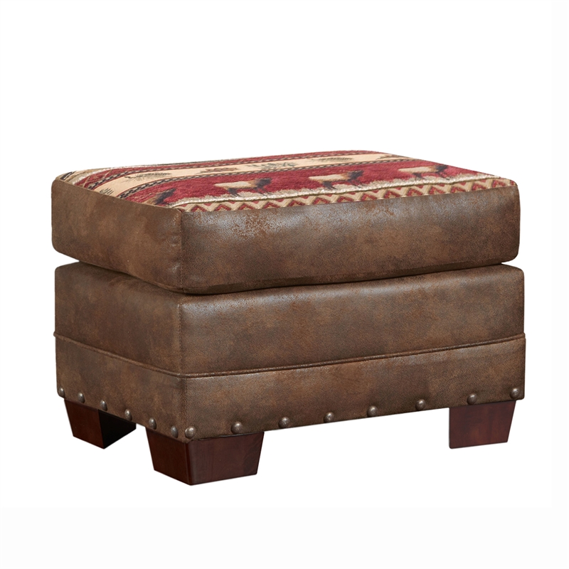 Pemberly Row Traditional 4-piece Microfiber Sleeper Sofa Set in Brown