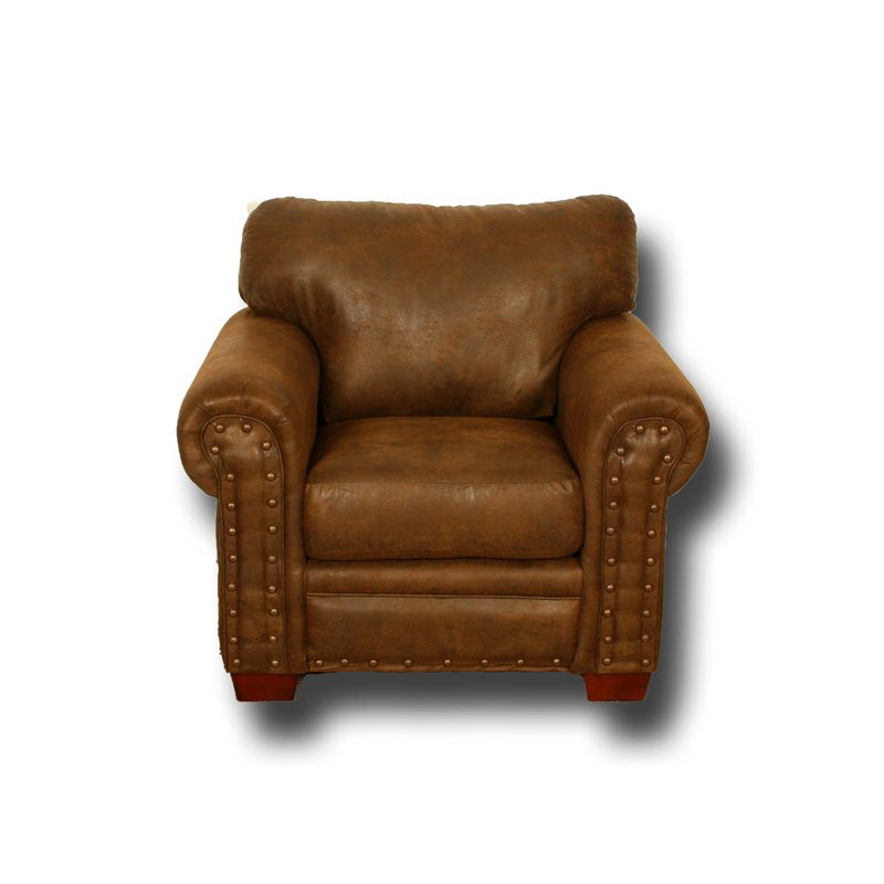 Pemberly Row Traditional 4-piece Microfiber Sofa Set in Brown