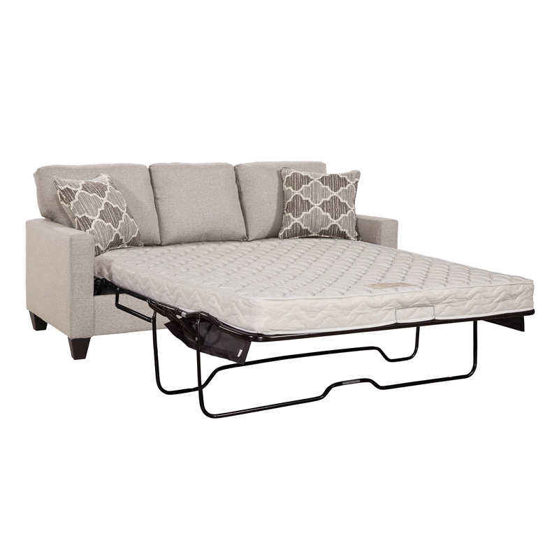 Pemberly Row Contemporary Moroccan Series Sofa Sleeper in Grey