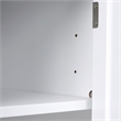 Pemberly Row White Countryside Buffet with  2 Drawers & 2 Doors