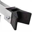 Pemberly Row Durable Bow Support Boat Trailer Winch Stand in Silver