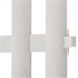 Pemberly Row Durable 17 pcs 32.8 ft Lawn Divider in White Finish