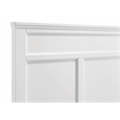 Pemberly Row Contemporary Traditional Wood Twin Bed in White