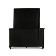 Pemberly Row Modern Solid Wood Dresser with Mirror Set in Walnut
