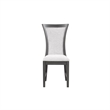 Pemberly Row Transitional 5-Piece Solid Wood Dining Set in Gray