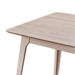 Pemberly Row Contemporary Wood Counter Height Table in White Ash