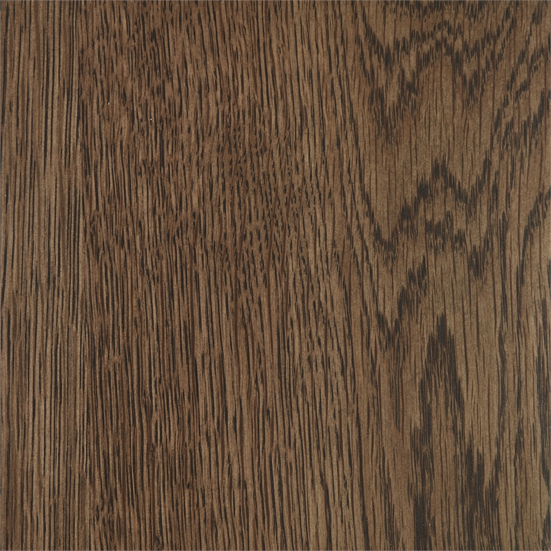 Pemberly Row Contemporary Wood Oval Dining Table in Dark Walnut