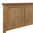 Pemberly Row Transitional Wood King Panel Bed in Honey Brown