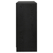 Pemberly Row Contemporary Wood Dresser with 7-Drawer in Black