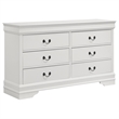 Pemberly Row 5-Piece Traditional Wood Queen Bedroom Set White