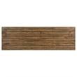 Pemberly Row Rectangular Wood Console Table with Shelf in Distressed Brown