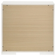 Pemberly Row 2-Drawer Contemporary Wood Nightstand White High Gloss