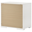 Pemberly Row 2-Drawer Contemporary Wood Nightstand White High Gloss