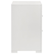 Pemberly Row 2-Drawer Contemporary Wood Nightstand White High Gloss