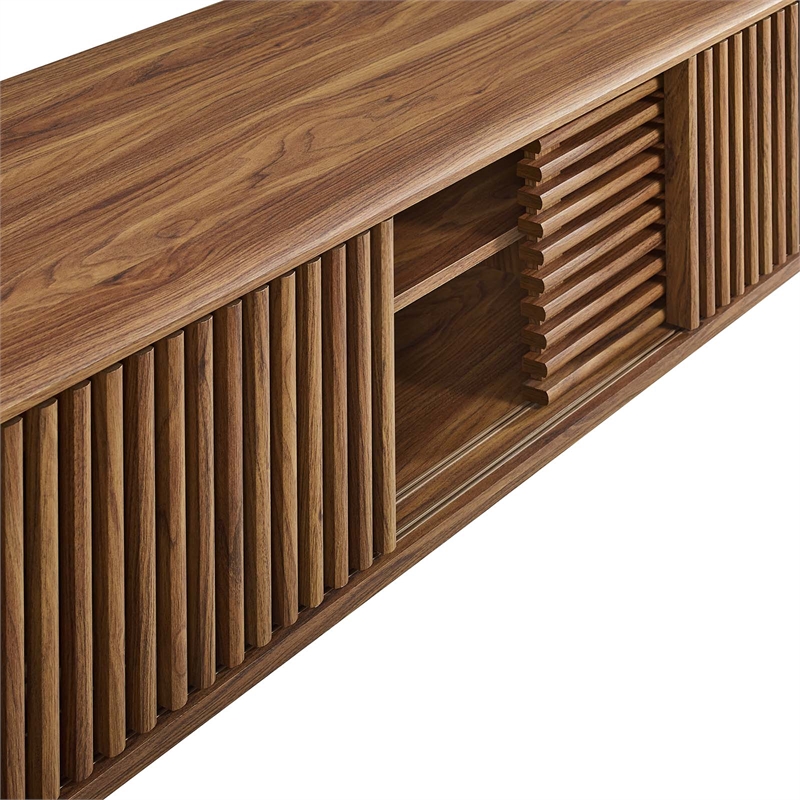 Pemberly Row Modern Wood TV Stand for TVs up to 59