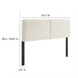 Pemberley Row Boucle Fabric Cream Headboard Pillow Style 61.6