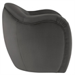 Pemberly Row Contemporary Upholstered Accent Chair in Storm Gray