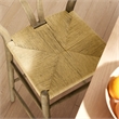 Pemberly Row Contemporary Elm Wood Bar Stool in Weathered Gray Teak