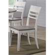Pemberly Row 5-Pc Transitional Wood Dining Set in Ash/Stormy White