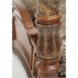 Pemberly Row California King Wood Canopy Bed in Classic Chestnut