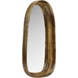 Pemberly Row Modern / Contemporary Brass Mirror - 24