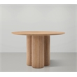 Pemberly Row Mid-Century White Dining Table - 48